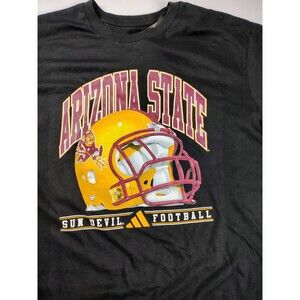 Adidas Men's Arizona State Sun Devils Black Football Refresh Tshirt XL NWT